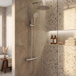 REA - Sprchová sada bez výtoku s termostatem Lungo Chrome REA-P6735