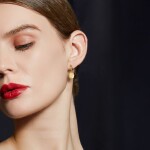 Stříbrné náušnice s opálem Camille – stříbro 925/1000, Zlatá