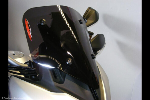 Ducati Multistrada 1200 13-14 Adventure Sports plexi štít Powerbronze 300 mm - tmavě zelená