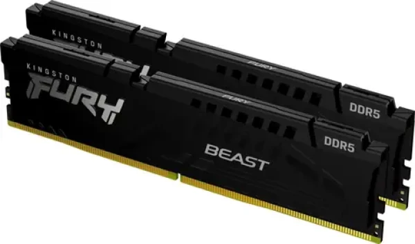 Kingston Fury Beast Black 64GB (2x32GB) DDR5 6000MHz EXPO / CL36 / DIMM / On-Die ECC / EXPO / XMP / 1.35V (KF560C36BBEK2-64)