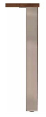 Mila Design stolová noha chrom 710x80x80 (231534)