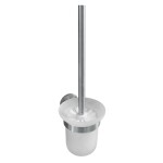 HOPA - WC štetka, miska sklo, 95×360×140 mm - Barva - Nerez KDBE104113015