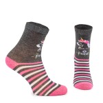 Veselé ponožky FUNNY dívčí - 3pack, Pidilidi, PD0134-01, holka - 31-34