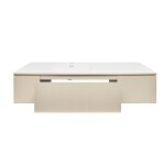 Koupelnová skříňka s umyvadlem Naturel Austen 165x35x52 cm beige mat Naturel Austen165BG AUSTEN165BG