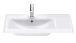 DURAVIT - D-Neo Nábytkové umyvadlo 80x48 cm, 1 otvor pro baterii vlevo, bílá 2369800000