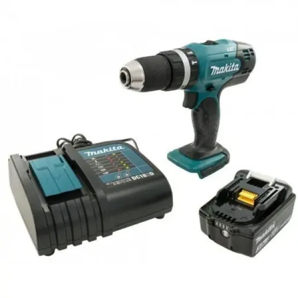 Makita DHP453RFX8 / Aku příklepový šroubovák / 18V / 1.300 ot-min / 19.500 příklepů-min / 42 Nm / 1x3.0 Ah (DHP453RFX8)