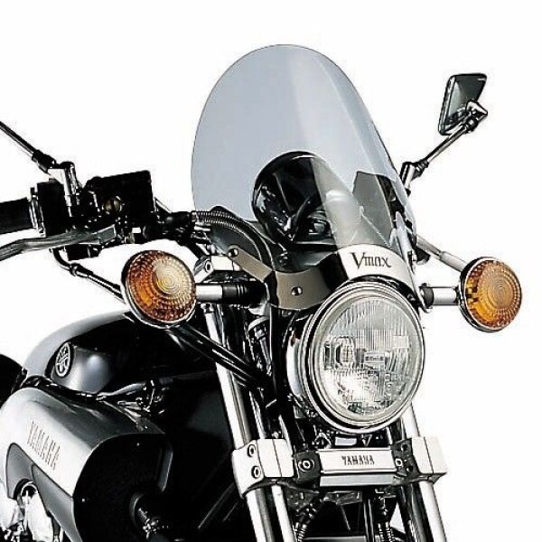 A123 čiré plexi pro Yamaha V Max 1200, vxš310x295 mm, úchyt na světlomet