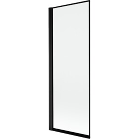 MEXEN - MIST vanová zástěna 70x150 cm 6mm 1-s, černá, okraj, levá 8A9-070-001-70-70-L