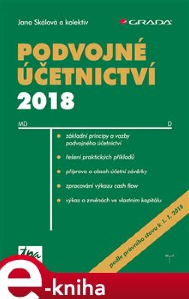 Podvojné účetnictví 2018 - Jana Skálová e-kniha