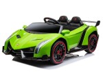 Mamido Elektrické autíčko Lamborghini Venno LCD MP4 4x4 zelené