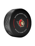 Inglasco / Sherwood Puk Ottawa Senators Official Game Puck 2022-2023