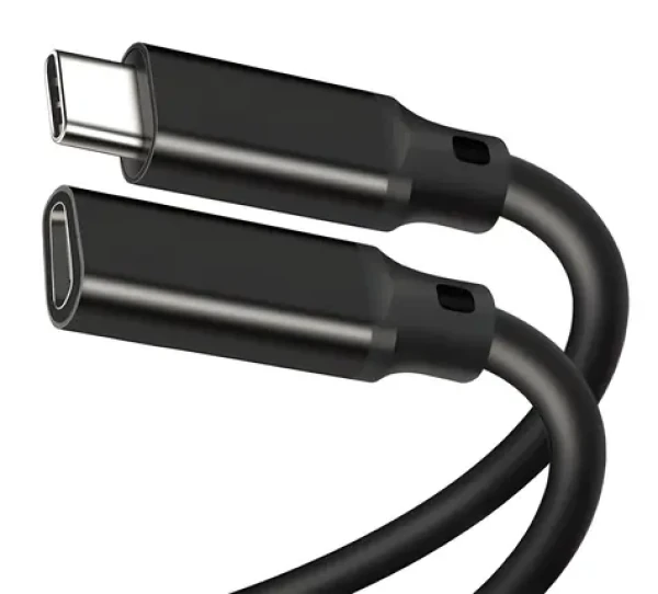 PremiumCord Prodlužovací kabel USB-C černá / Kabel / USB 3.2 Gen 2 / 10 Gb/s / 65 W / 1,5 m (ku31mfa015)