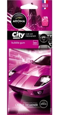 Aroma Car City Bubble Gum / Osvěžovač vzduchu do auta / vůně žvýkačka