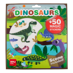 APLI edukační hra se samolepkami - Dinosauři, 3+