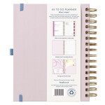 Busy B Kroužkový plánovací diář To Do A5 Pink Graphic 2026, růžová barva, papír