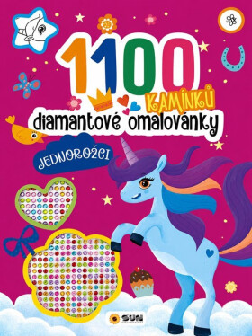 Jednorožci 1100 samlepkových kamínků