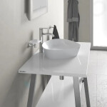 DURAVIT - Cape Cod Asymetrická umyvadlová mísa 500x405 mm, DuraCeram, WonderGliss, bílá 23395000001