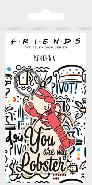 Klíčenka gumová Přátelé - You are my lobster - Pyramid