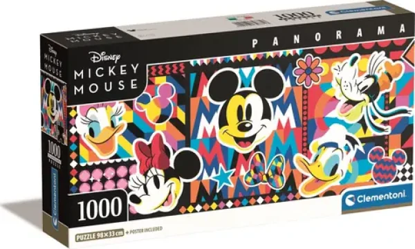 Clementoni Panoramatické PUZZLE Disney Classics