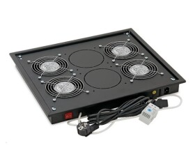 TRITON Ventilační jednotka horní (spodní), 4 ventilátory-230V/60W, termostat, šedá EDF_1047440