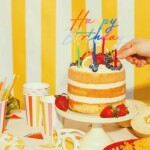 PartyDeco Zápich Happy Birthday mix barev