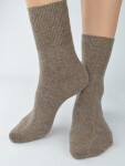 Ponožky Noviti SB 082 Smooth with Angora 36-41 melanžově šedá 36-41