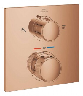 GROHE - Allure Termostatická baterie pod omítku, pro 2 spotřebiče, Warm Sunset 29181DA2