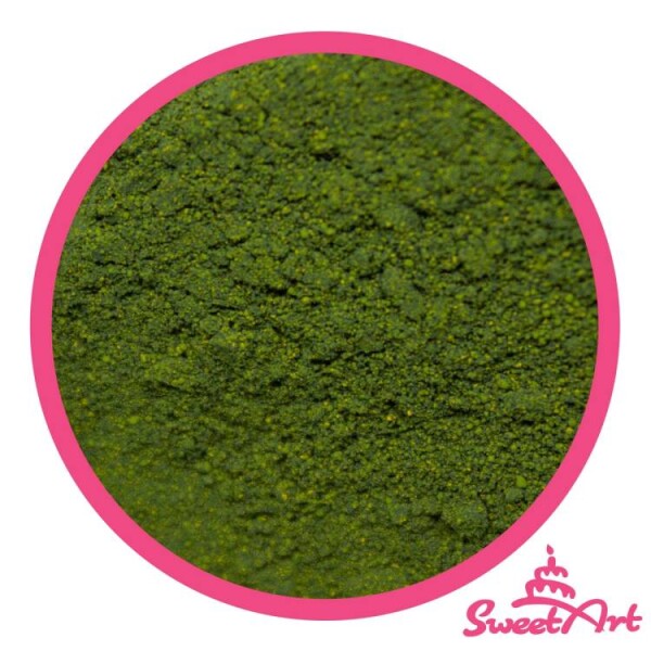 Jedlá prachová barva SweetArt Grass Green trávově zelená (2,5 g)