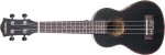Cascha HH 2262L Soprano Ukulele Mahogany LH Black