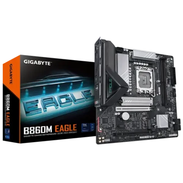 GIGABYTE B860M Eagle / B860M / LGA1851 / 2x DDR5 / PCIEx16 / 2.5 GLAN / mATX (B860M EAGLE)