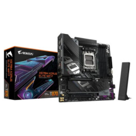 GIGABYTE MB Sc AM5 X870M A ELITE WF7, AMD X870, 4xDDR5, 2xUSB-C, 2xHDMI, Wifi, mATX EDF_1706344