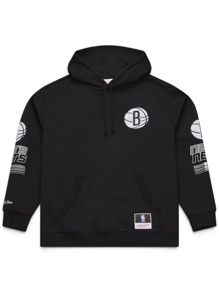 Mitchell & Ness Pánská mikina Brooklyn Nets NBA Triple Check Hoodie Velikost: M