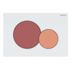 GEBERIT - Sigma01 Ovládání splachování, karmínově červená/oranžová/bílá 115.770.FY.5