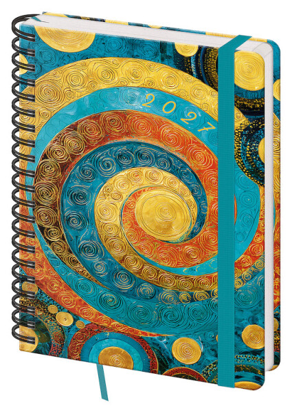 Týdenní diář 2027 Helma B6 Twin Spiral