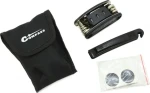Compass Bike Brašna na kolo s nářadím a lepením / Sada na opravu duší / multitool 16 nástrojů / 10x13x4 cm