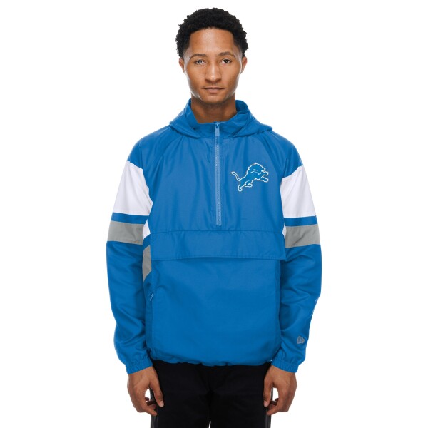 New Era Pánská bunda Detroit Lions NFL Quarter Zip Windbreaker Velikost: L