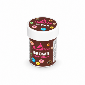 Gelová barva SweetArt Brown (30 g)