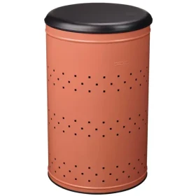 Rossignol Lina 701052 korálový / Koš na prádlo s víkem / 65 L / RAL 3022 (3019927010525)