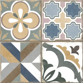Dlažba Sidro Patchwork Multicolour Mat 42/42