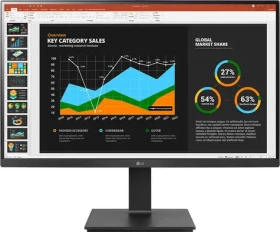 27" LG 27BQ75QB-B černá / IPS / 2560 x 1440 / 16:9 / 1000:1 / 350cd-m2 / DP+HDMI / USB-C / Pivot (27BQ75QB-B)