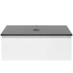 Koupelnová skříňka s krycí deskou SAT B-WAY 99x30x45 cm bílá lesk BWAY100WTK BWAY100WTK