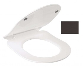KLUDI - Resa R WC sedátko Slim, SoftClosing, QuickRelease, matná černá 23WCS39