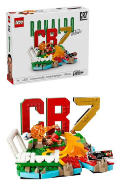 LEGO® Editions 43012 Cristiano Ronaldo – Hvězdné momenty fotbalu
