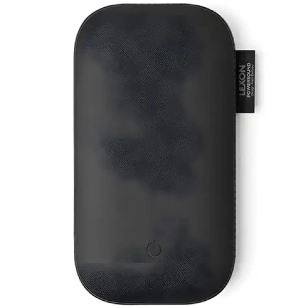 Lexon PowerSound LA128N černá / Powerbanka / Bluetooth reproduktor / Bezdrátové nabíjení Qi / 5000 mAh / USB-C (LA128N)