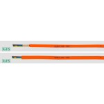 HELU H05BQ-F 22050-1000 připojovací kabel 2 x 0.75 mm², 1000 m, oranžová