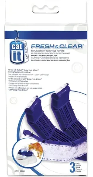 Catit Náhradní filtr uhlí a molitan pro velkou fontánu / Filtr do fontány / 3 ks (103-50056)
