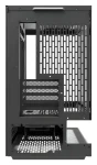 DarkFlash F1 černá / Midi tower skříň / M-ATX / ITX / 6x ARGB ventilátor / tvrzené sklo / bez zdroje (F1 Black + 6 fans)