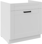 Spodní skříňka pod dřez Luna 80 ZL 1S BB - Premium Box Barva korpusu: Bílá, Barva dvířek: Dust Grey