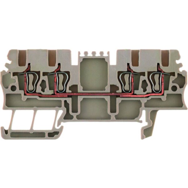 Weidmüller 1775580000 řadová svorka průchodky pružinová svorka Tmavě béžová 100 ks