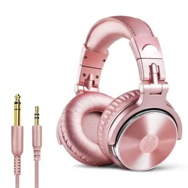 OneOdio Pro-10 růžovo-zlatá / Profesionální sluchátka / 3,5mm Jack (Pro 10 Rose Gold)